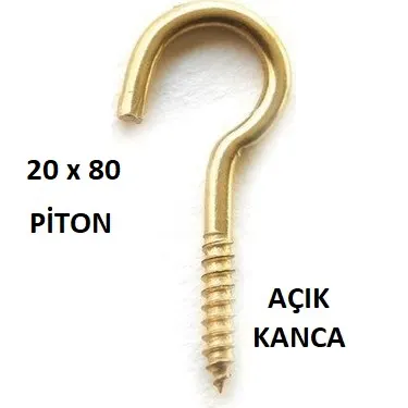 20 x 80 PİTON - AÇIK KANCA