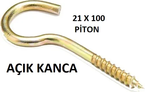 21 x 100 PİTON - AÇIK KANCA