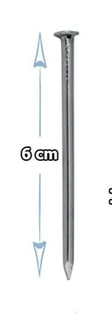 4 x 60 ÇELİK ÇİVİ DÜZ KANALSIZ