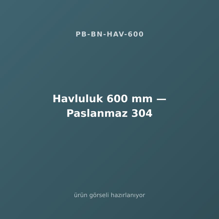 Havluluk 600 mm — Paslanmaz 304