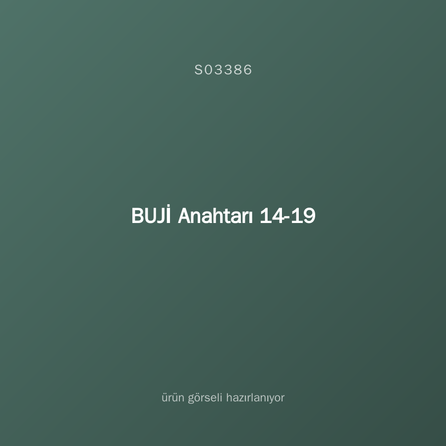 BUJİ Anahtarı 14-19
